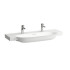 Laufen New Classic Раковина накладная овальная 1200х480х75/165 мм, с 2 отв под смеситель,с переливом, цвет белый матовый (1шт привезем за 3 недели!!)