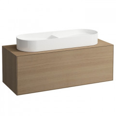 Laufen Sonar раковина двойная 1000x370x130 мм, без отверстия для смесителя, без отверстия для перелива, цвет белый матовый