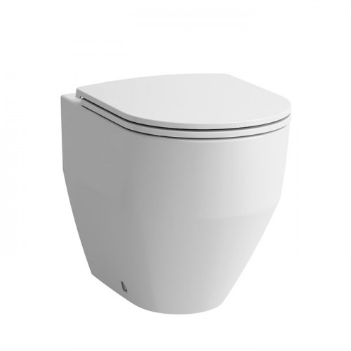 LAUFEN Pro Унитаз напольный приставной, безободковый 36х53х43 см, слив универсальный,цвет белый