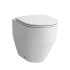 LAUFEN Pro Унитаз напольный приставной, безободковый 36х53х43 см, слив универсальный,цвет белый