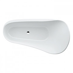 Laufen Palomba Ванна 1800x890x540мм, свободностоящая, из материала Sentec, со сливом-переливом, цвет: белый
