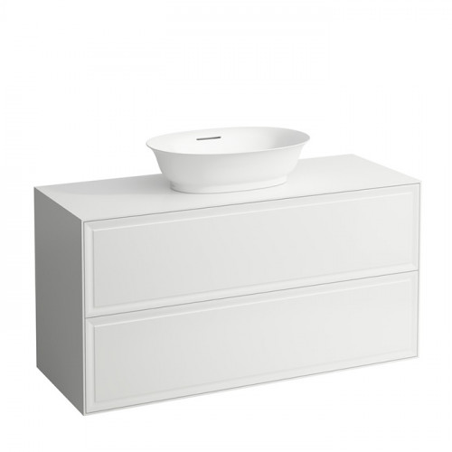 Laufen New Classic База под раковину подвесная , 1180х450х600 мм, 2 ящика, цвет белый глянец (для раковины 812852, 812853) (Привезем за 3 недели!)