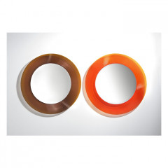 Laufen Kartell Зеркало круглое d=780мм, настенное, без подсветки, цвет: янтарь