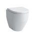 LAUFEN Pro Унитаз напольный приставной, безободковый 36х53х43 см, слив универсальный,цвет белый