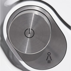 Laufen Cleanet Riva Унитаз-биде подвесной 600х395х405 мм, безободковый у с пультом д/у с сенс.экраном, съемное сиденье , цвет черный матовый