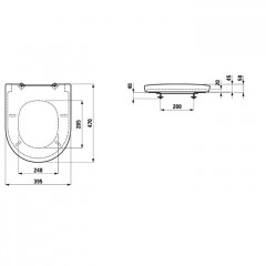 Laufen New Classic Сиденье для унитаза, съемное, с микролифтом, цвет белый