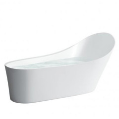 Laufen Palomba Ванна 1800x890x540мм, свободностоящая, из материала Sentec, со сливом-переливом, цвет: белый
