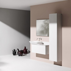 Laufen INO Шкаф подвесной, 360х305х1800мм, с 1 дверцей, SX, цвет: белый матовый