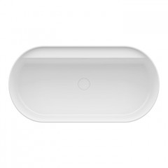 Laufen Sonar Ванна 1600x815х460мм, пристенная, с слив-переливом, материал: Marbond c рельефом, итегрированный перелив, цвет: белый