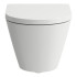 LAUFEN KARTELL Унитаз подвесной укороченный 490x370x285(430) мм., безободковый, цвет белый матовый (ВРЕМЕННО не поставляем!)
