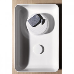 Laufen VAL Раковина-чаша 550х360х125мм без отв. под смеситель, цвет: белый