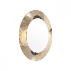 Laufen Kartell Зеркало круглое d=780мм, настенное, без подсветки, цвет: золотой