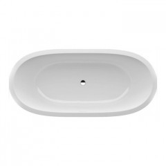 Laufen Pro Ванна 180X80х64 врезная овальная с ножками , без слива-перелива, Marbond белый