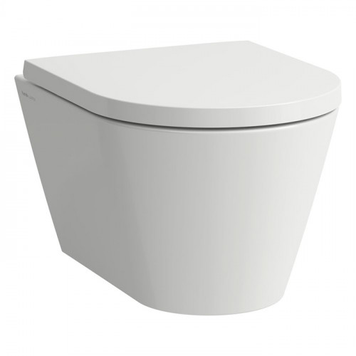 LAUFEN KARTELL Унитаз подвесной укороченный 490x370x285(430) мм., безободковый, цвет белый матовый (ВРЕМЕННО не поставляем!)