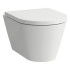 LAUFEN KARTELL Унитаз подвесной укороченный 490x370x285(430) мм., безободковый, цвет белый матовый (ВРЕМЕННО не поставляем!)