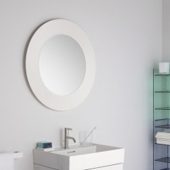 Laufen Kartell Зеркало круглое d=780мм, настенное, без подсветки, цвет: белый