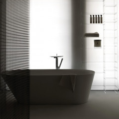 Laufen Kartell Ванна 1715x815x450мм, свободностоящая, с слив-переливом, материал: композит, цвет: белый