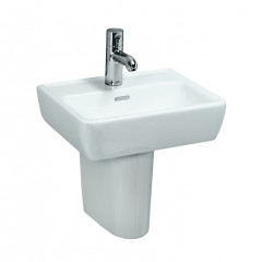 Laufen Pro Раковина мини 45х34х11,5 см,подвесная/накладная с 1отв., c переливом, цвет: белый