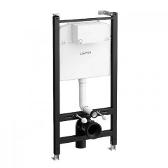 LAUFEN Pro Унитаз подвесной, безободк смыв Rimless, с инсталляционной системой, сиденье с микрол тонкое, панель смыва хром глянец