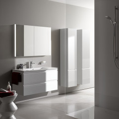 LAUFEN PRO S База с раковиной 600x500x545 мм с мех. мягкого закрывания, с 2 ящиками, с 1 отв для смес.цвет белый глянцевый