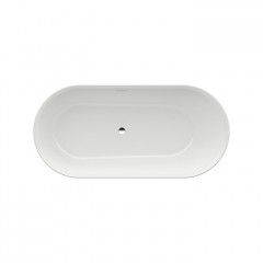 Laufen Kartell Ванна 1715x815x450мм, свободностоящая, с слив-переливом, материал: композит, цвет: белый