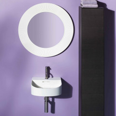 Laufen Kartell Зеркало круглое d=780мм, настенное, без подсветки, цвет: белый