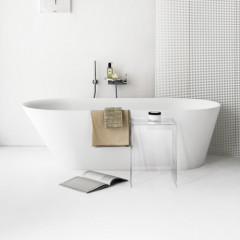 Laufen Kartell Ванна 1715x815x450мм, свободностоящая, с слив-переливом, материал: композит, цвет: белый