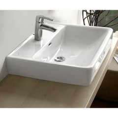 Laufen PRO S раковина для установки на поверхность, 650x480x115 мм, отверстие для смесителя по центру, белый