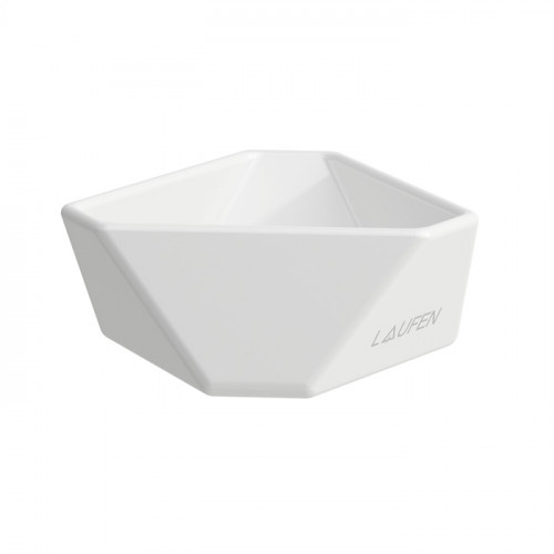 Laufen Home collection Керамическая чаша для украшений 105х100х40 мм TRIO TRAY, цвет белый