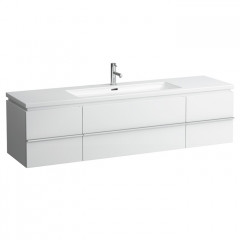 LAUFEN Living Square Тумба под раковину 816438, 1791 x 425 x 476 мм, 1 выдвижной ящик, 2 дверцы, мультиколор (продаем с раков 8.1643.8.000.104.1)