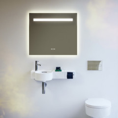 Laufen VAL Раковина-мини полка справа 550x315x115 мм с 1 отв. под смеситель, подрезаемая до 430 мм,, цвет: белый (без полотенцедержателя!)