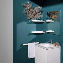 Kartell by laufen полотенцедержатель Rail 600x75x40 мм, пластик, плотный белый