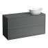 Laufen New Classic База под раковину подвесная, раковина справа , 1180х450х600 мм, 2 ящика, цвет серый (для раковины 812852,812853)