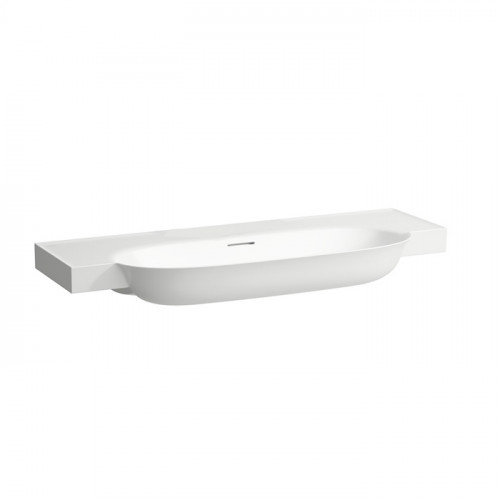 Laufen New Classic Раковина накладная овальная 1200х480х75 мм, без отв под смеситель,с переливом, цвет белый