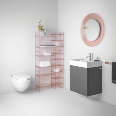 Laufen Kartell Раковина 600х460х120мм без отв. под смеситель, цвет: белый матовый