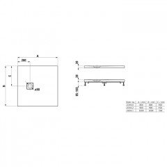 Laufen Solutions душевой поддон 1000x1000 мм, ультратонкий, квадратный, материал Marbond, цвет белый матовый