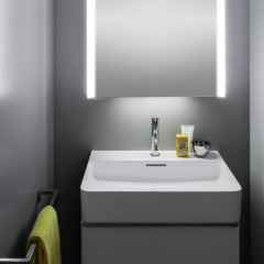 Laufen VAL Раковина 650х420х115мм с 1 отв. под смеситель, с покр. LLC, цвет: белый