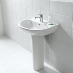 Laufen Pro Раковина 60х48х16,5 см,подвесная с 1 отв. под смеситель по центу, c переливом, цвет: белый