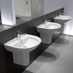 Laufen Pro Раковина 60х48х16,5 см,подвесная с 1 отв. под смеситель по центу, c переливом, цвет: белый