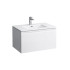 Laufen PRO S комплект: шкафчик с раковиной на 1 отв, 800х500х460 мм, с раковиной Slim 800 мм, 1 внутр. ящик, вкл.орган.для ящика, белый глянцевый