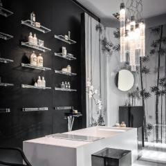 Laufen Kartell Зеркало круглое d=780мм, настенное, без подсветки, цвет: прозрачный кристал