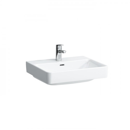 LAUFEN PRO S Раковина 550х46.5х95 мм., подвесная/на столешницу, с 1 отв для смесителя, с переливом, цвет белый