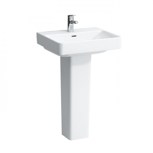 LAUFEN PRO S Раковина 550х46.5х95 мм., подвесная/на столешницу, с 1 отв для смесителя, с переливом, цвет белый