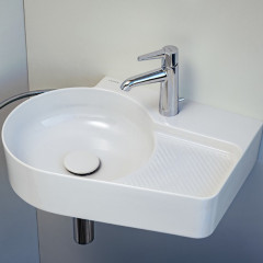 LAUFEN Донный клапан для раковины Living square SaphirKeramik, цвет белый