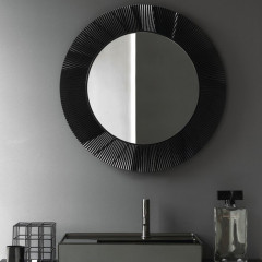 Laufen Kartell Зеркало круглое d=780мм, настенное, без подсветки, цвет: черный (по запрсоупривезем за 3 недели!)
