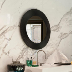 Laufen Kartell Зеркало круглое d=780мм, настенное, без подсветки, цвет: черный (по запрсоупривезем за 3 недели!)