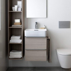 LAUFEN Space База под раковину 435х385(410)х520 мм, 2 ящика, подходит для раковины 815281, светлый орех