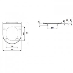 Laufen Kartell Сиденье с крышкой для с микролифтом, съемное, цвет белый МАТОВЫЙ (продаем только с унитазами!)