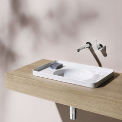 Laufen VAL Раковина 550х360х115мм, встрав. Сверху без отв. под смеситель, с покр. LLC, цвет: белый