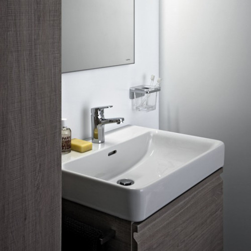 LAUFEN PRO S Раковина 550х46.5х95 мм., подвесная/на столешницу, с 1 отв для смесителя, с переливом, цвет белый
